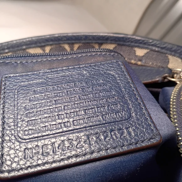 Coach Canvas and Leather Shoulder Bag - Black and Brown - Picture 12 of 14